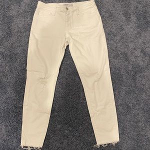 Just Black Denim white jeans size 27